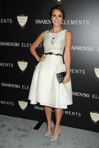 Jessica Alba Swarovski Elements holiday lighting ceremony November 21, 2011 