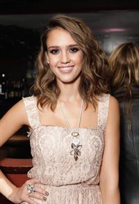 Jessica Alba Swarovski Elements private holiday dinner in West Hollywood 