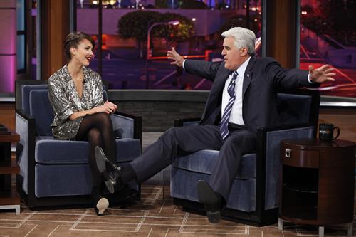 Jessica Alba on the Jay Leno Show February 1, 2010 