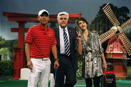 Jessica Alba on the Jay Leno Show February 1, 2010 