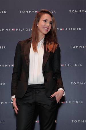 Jessica Alba at Tommy Hilfiger flagship store opening Japan April 16, 2012