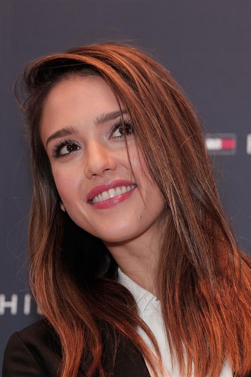 Jessica Alba at Tommy Hilfiger flagship store opening Japan April 16, 2012