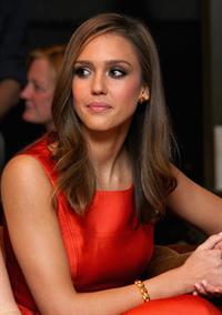 Jessica Alba Cocktails and Conversation at Soho house on February 21, 2012