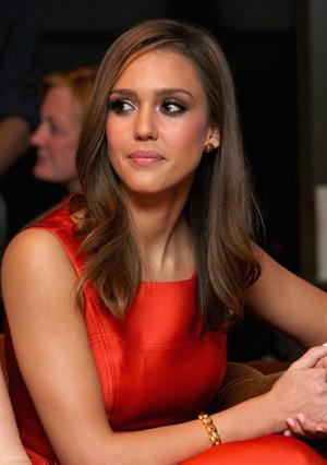 Jessica Alba Cocktails and Conversation at Soho house on February 21, 2012