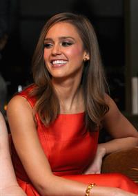 Jessica Alba Cocktails and Conversation at Soho house on February 21, 2012