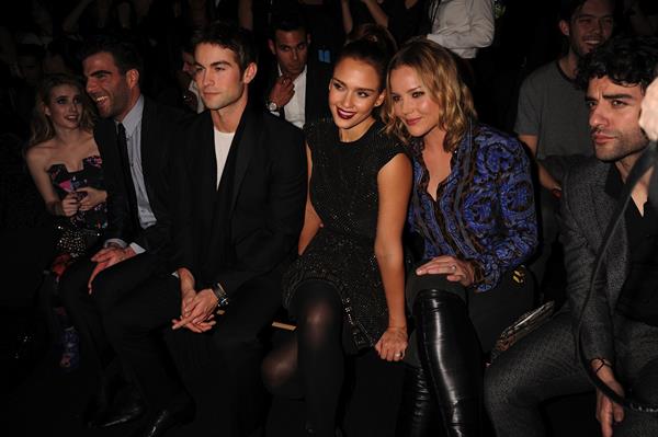Jessica Alba Versace for H&M Fashion Event at the H&M on November 8 2011 
