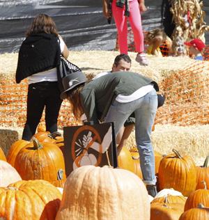 Jessica Alba – at Mr Bones Pumpkin Patch 10/12/13  