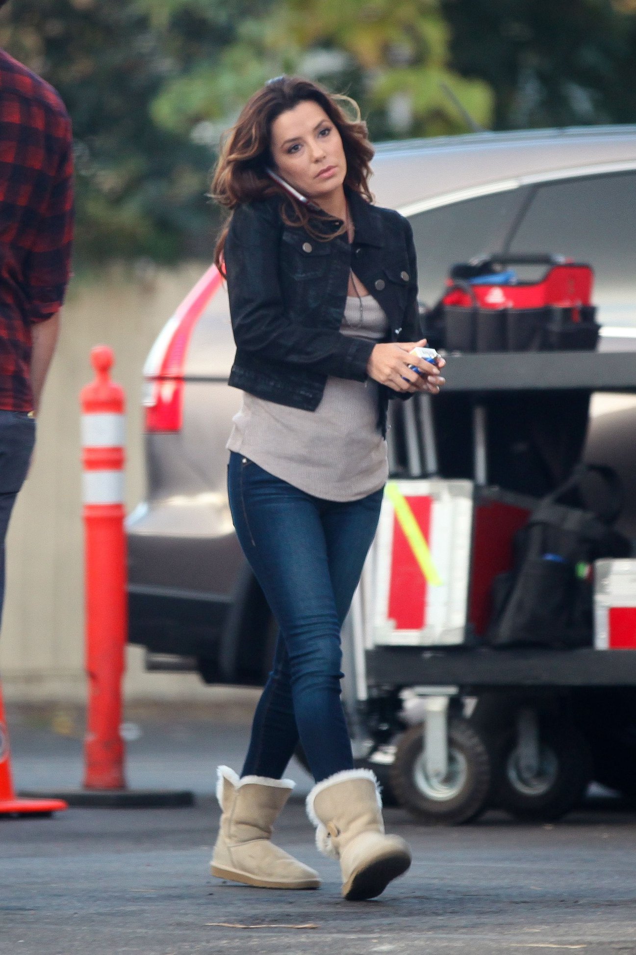 Eva Longoria – “Any Day” set candids in LA 11/4/13  