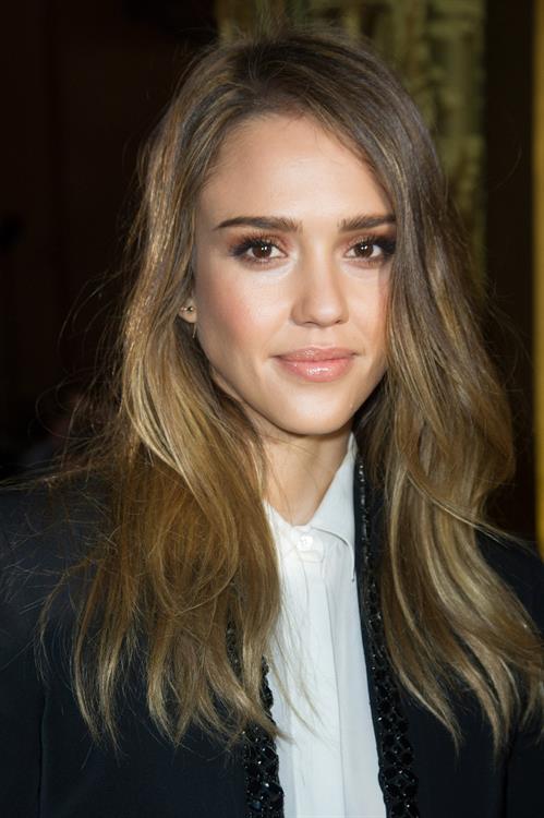 Jessica Alba Stella McCartney F/W 2013 Fashion Show in Paris 04.03.13