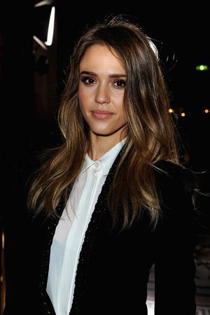 Jessica Alba Stella McCartney F/W 2013 Fashion Show in Paris 04.03.13