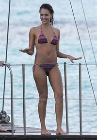 Jessica Alba bikini candids in St. Barts 4/5/13 