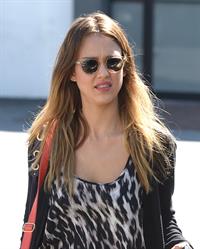 Jessica Alba running errands in West Hollywood 2/25/13 