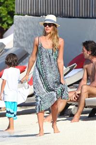 Jessica Alba bikini candids in St. Barts 4/6/13 