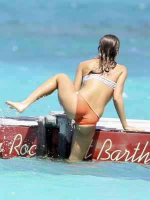 Jessica Alba  bikini candids in St. Barts 4/4/13 