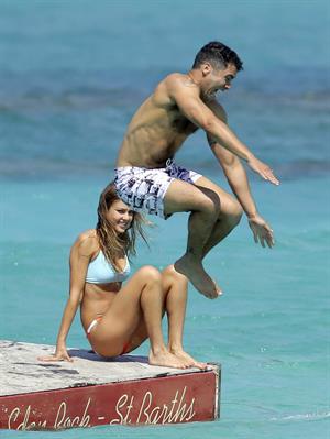 Jessica Alba  bikini candids in St. Barts 4/4/13 