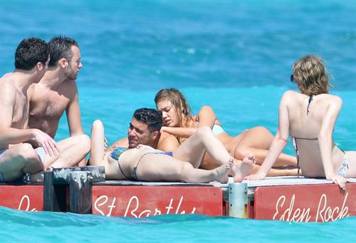 Jessica Alba  bikini candids in St. Barts 4/4/13 