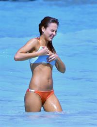 Jessica Alba  bikini candids in St. Barts 4/4/13 