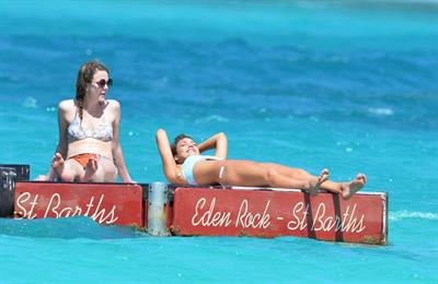 Jessica Alba  bikini candids in St. Barts 4/4/13 
