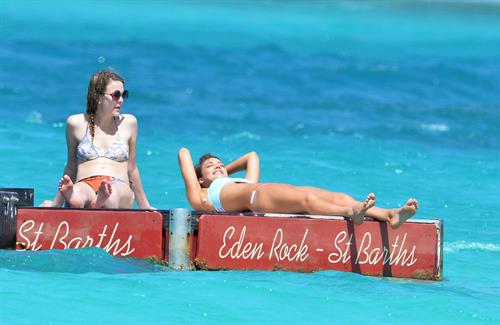 Jessica Alba  bikini candids in St. Barts 4/4/13 