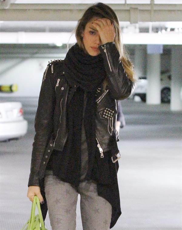 Jessica Alba Christmas shopping at Target in LA 12/20/12 