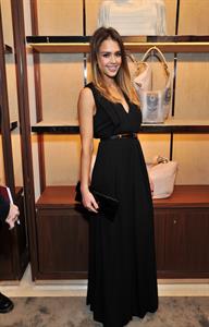 Jessica Alba at Salvatore Ferragamo Launch 12/5/12  