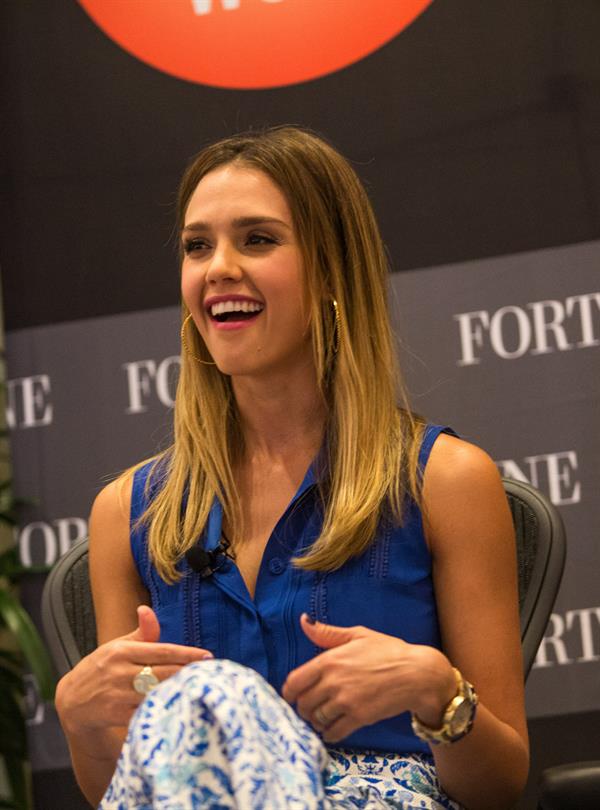 Jessica Alba  Fortune Most Powerful Women Summit in New York 10/1/12 