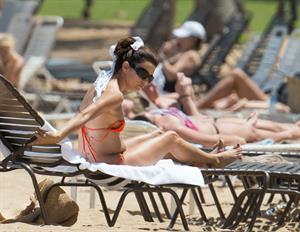 Eva Longoria at the beach in Puerto Rico - April 6, 2013