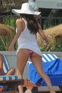 Eva Longoria Wearing a bikini on holiday in Marbella 04.08.13 