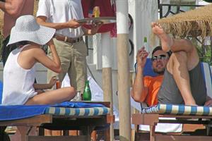 Eva Longoria Wearing a bikini on holiday in Marbella 04.08.13 