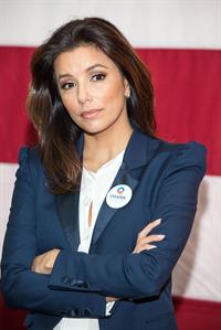 Eva Longoria Participates in Early Vote Canvass Kickoff in Florida - October 27, 2012