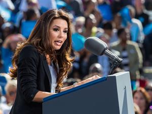 Eva Longoria Obama Campaigns In Nevada in Las Vegas - November 1, 2012