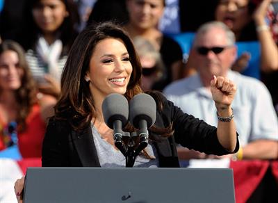 Eva Longoria Obama Campaigns In Nevada in Las Vegas - November 1, 2012