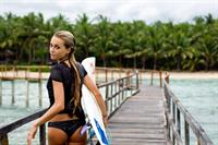 Alana Blanchard in a bikini - ass
