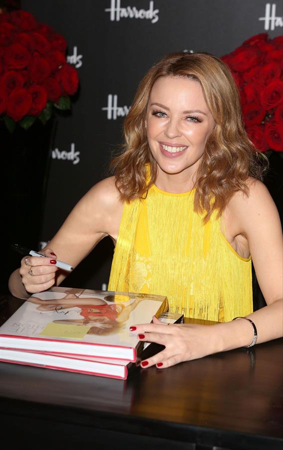 Kylie Minogue Harrods For Book Launch in London 28/11/12 