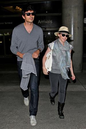 Kylie Minogue - LAX Airport in LA - June 9, 2012