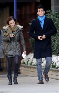 Emma Watson out and about in NYC 11/18/12 