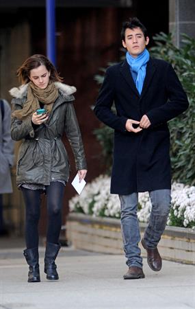Emma Watson out and about in NYC 11/18/12 