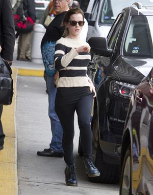 Emma Watson ...at JFK airport in NYC Sept 29, 2012 