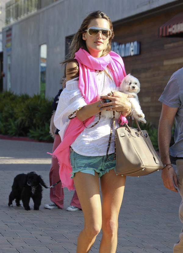 Alessandra Ambrosio at the Country Mart in Malibu on May 28, 2011