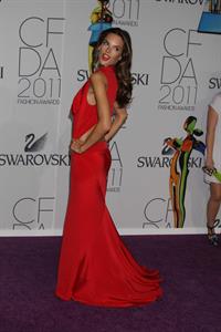 Alessandra Ambrosio at CFDA Fashion Awards at Alice Tully Hall Lincoln Center on June 6, 2011