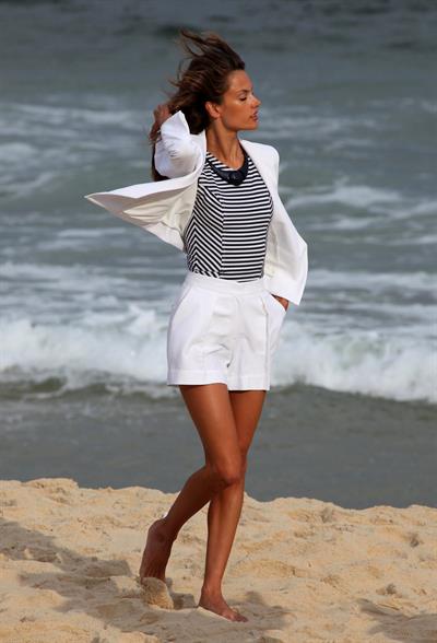 Alessandra Ambrosio photoshoot for Colcci Fashion Line on Panema Beach in Rio de Janeiro 14.06.11 
