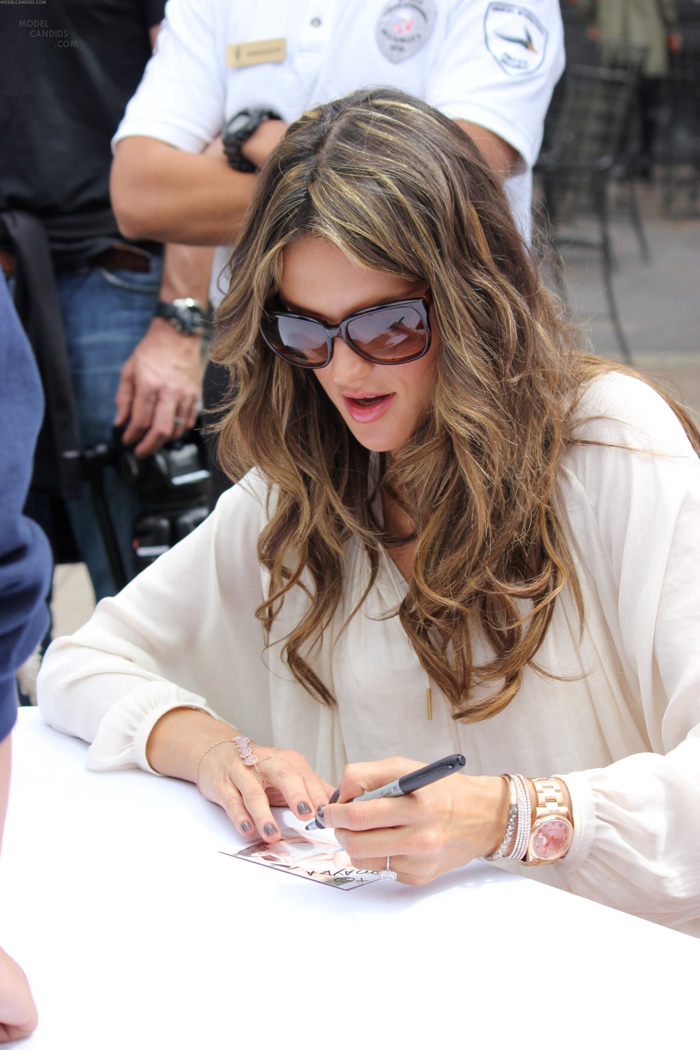 Alessandra Ambrosio Pictures Alessandra Ambrosio Philips Satin Perfect Fashion and Beauty Event March 23, 2012