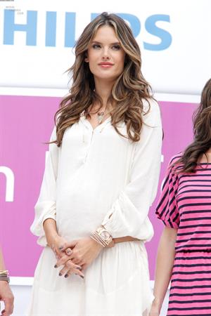 Alessandra Ambrosio Philips Satin Perfect Fashion and Beauty Event March 23, 2012 