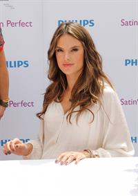 Alessandra Ambrosio Philips Satin Perfect Fashion and Beauty Event March 23, 2012 