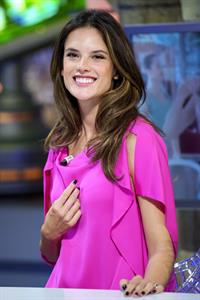 Alessandra Ambrosio on El Hormiguero tv show in Madrid 05.03.2012 