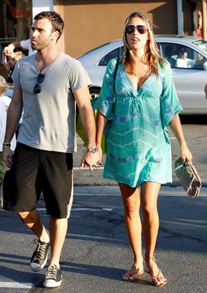 Alessandra Ambrosio shopping at Planet Blue in Malibu