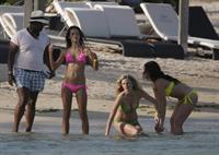 Alessandra Ambrosio photo shoot in St Barthelemy on March 7, 2010