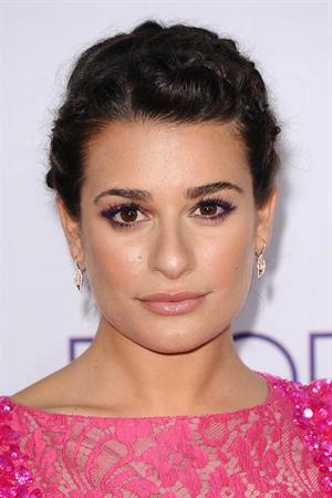 Lea Michele in pink at the 39th Annual People's Choice Awards in Los Angeles on Jan 9, 2013 