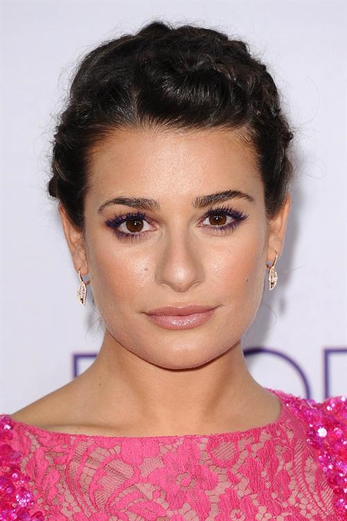 Lea Michele in pink at the 39th Annual People's Choice Awards in Los Angeles on Jan 9, 2013 