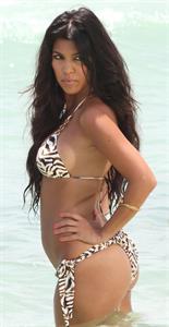 Kourtney Kardashian in a bikini
